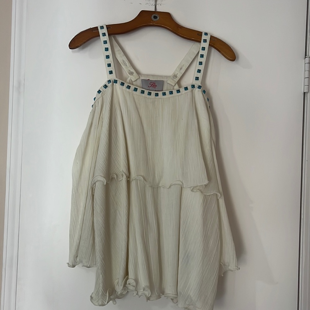 Roja Collection Cold Shoulder Chiffon Blouse